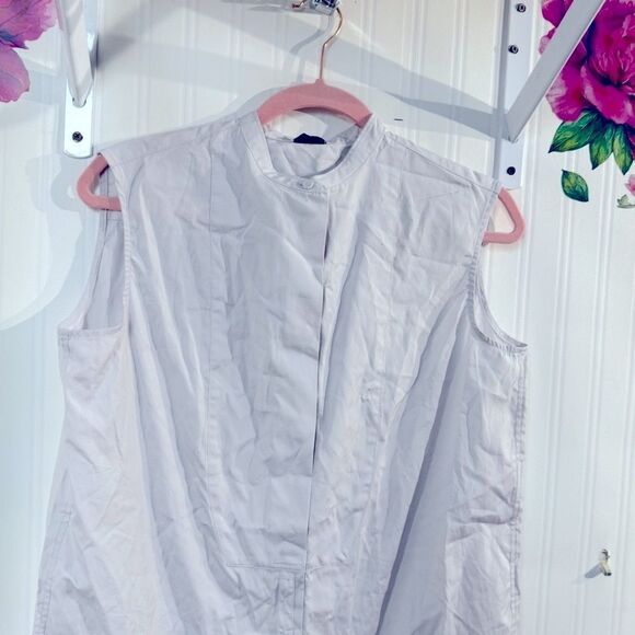 Áspesi Mandarini Eoli Sieevelas Shirt Sz 40 - Picture 2 of 6